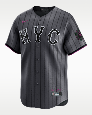 Мужские джерси Francisco Lindor New York Mets City Connect Nike Dri-FIT ADV MLB Limited Jersey