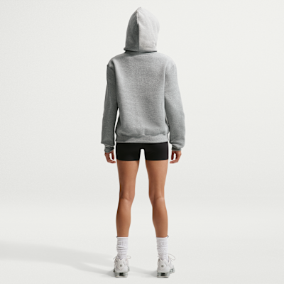 Nike Studio Fleece Orta Kalınlıkta Kapüşonlu Kadın Sweatshirt'ü görsel 5