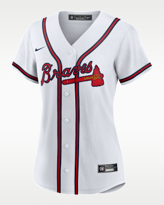 Женские джерси Ozzie Albies Atlanta Braves Nike MLB Replica Jersey