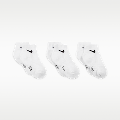 Nike Everyday Younger Kids' Cushioned Ankle Socks (3 Pairs)