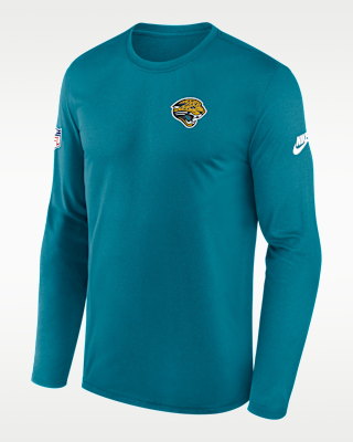 Мужская футболка Jacksonville Jaguars Alt Legend Small Logo Nike Dri-FIT NFL Long-Sleeve