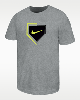Детская футболка Nike Swoosh logo Big Kids' Baseball Cotton