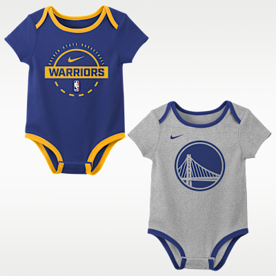 Nike "Golden State Warriors" Baby NBA Bodysuit (2-Pack)