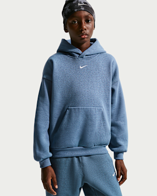 Детское худи Nike Sportswear Solo Swoosh Big Kids' Fleece Pullover Hoodie