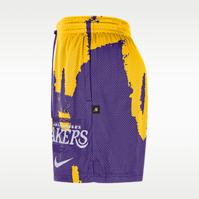 Los Angeles Lakers Courtside Men's Jordan Dri-FIT NBA Mesh Practice Shorts