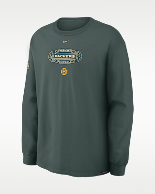Мужская футболка Green Bay Packers Rivalries Collection Max90 Nike NFL Long-Sleeve