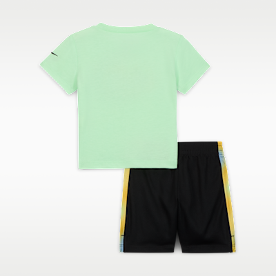 Conjunto com calções Nike Hazy Rays para bebé (12-24 meses)