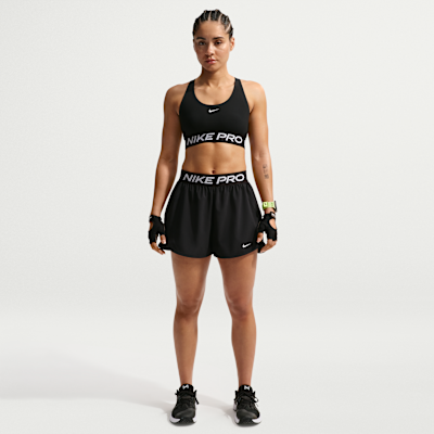 Nike Pro 365 Hafif Destekli Pedsiz Kadın Spor Sütyeni görsel 4