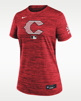 Женская футболка Cincinnati Reds Authentic Collection City Connect Velocity Nike Dri-FIT MLB