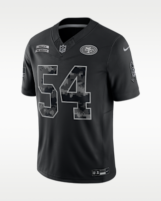 Мужские джерси Fred Warner San Francisco 49ers Salute to Service Nike Dri-FIT NFL Limited Jersey