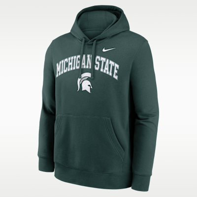 Michigan State Arch Men's Nike College Pullover Hoodie