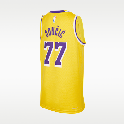 Luka Dončić Los Angeles Lakers 2024/25 Icon Edition Nike NBA Replika-Trikot (ältere Kinder, Jungen)