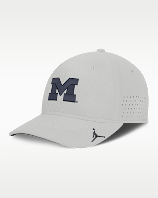 Мужские  Michigan Sideline Practice Jordan Brand Dri-FIT College Hat