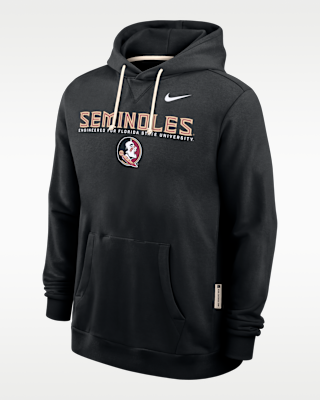 Мужское худи Florida State Sideline Nike Dri-FIT College Pullover Hoodie