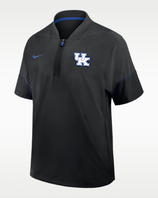Мужская куртка Kentucky Sideline Coach Nike College 1/2-Zip Short-Sleeve Hooded
