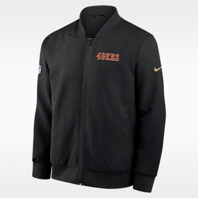 San Francisco 49ers Rivalries Collection Sideline Men's Nike NFL Full-Zip Bomber Jacket