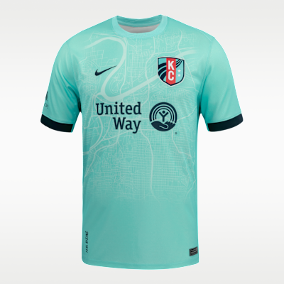 Jersey Nike Dri-FIT de la NWSL Replica para hombre Debinha de Oliveira KC Current visitante 2025 Stadium