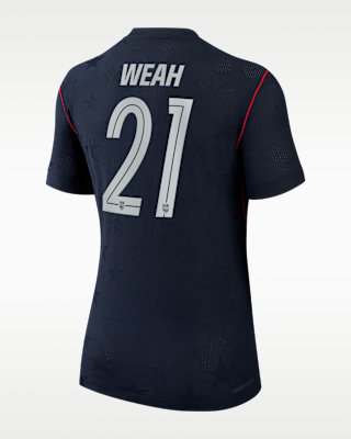 Женские джерси Timothy Weah USMNT 2026 Match Away Nike Dri-FIT ADV Soccer Jersey