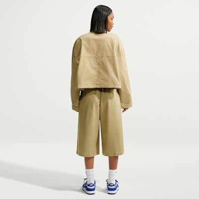 Nike Sportswear Kadın Oversize Normal Belli Paraşüt Şort görsel 5