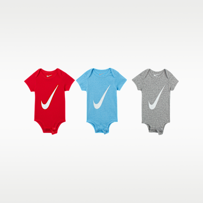 Bodyset Nike för baby (0-6 mån) (3-pack)