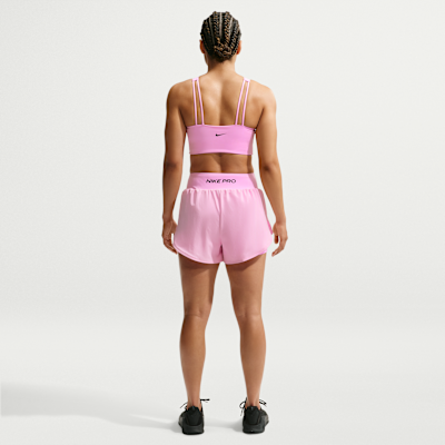 Nike Pro Sculpt Dri-FIT Yüksek Belli 2'si 1 Arada 8 cm Kadın Şortu görsel 5