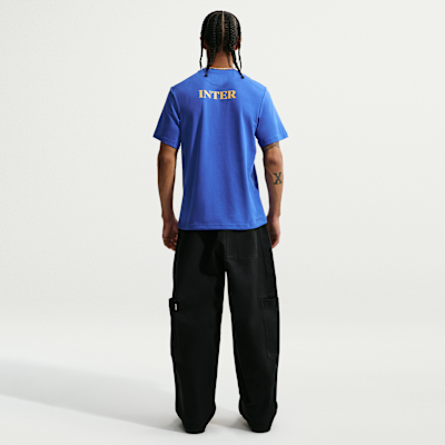 Nike Inter Milan Primary Nike Dri-FIT Erkek Futbol Tişörtü görsel 5