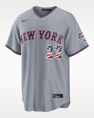 Мужские джерси Juan Soto New York Mets USA 250 Nike MLB Stadium Jersey
