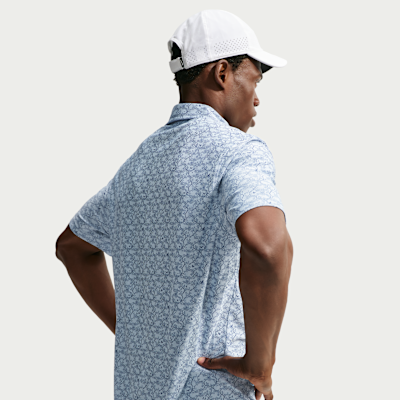 Nike Tailored Performance Microprint Erkek Golf Polo Üstü görsel 2