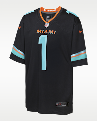 Детские джерси Tua Tagovailoa Miami Dolphins Rivalries Collection Big Kids' Nike NFL Game Jersey