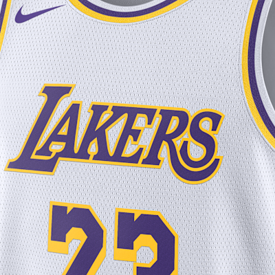 LeBron James Los Angeles Lakers 2022/23 Association Edition Nike Dri-FIT NBA Swingman-spillertrøje til mænd