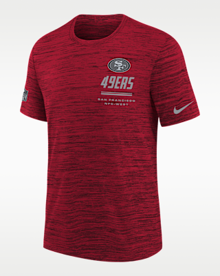 Детская футболка San Francisco 49ers Sideline Team Issue Velocity Big Kids' Nike Dri-FIT NFL