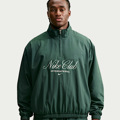Nike Club Yarım Fermuarlı Erkek Ceketi görsel 6