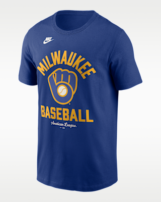 Мужская футболка Milwaukee Brewers Cooperstown Nike MLB