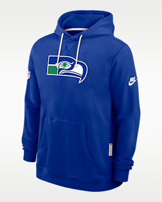 Мужское худи Seattle Seahawks Alt Offensive Set Play Sideline Nike Dri-FIT NFL Pullover Hoodie