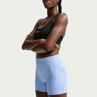 Nike Swift Yüksek Belli 10 cm Sıkı Kesimli Cepli Kadın Koşu Şortu görsel 2