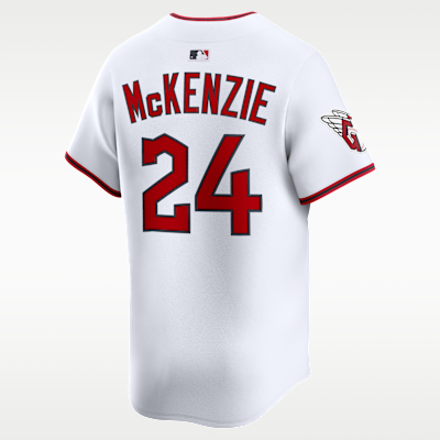 Jersey Nike Dri-FIT ADV de la MLB Limited para hombre Triston Mckenzie Cleveland Guardians