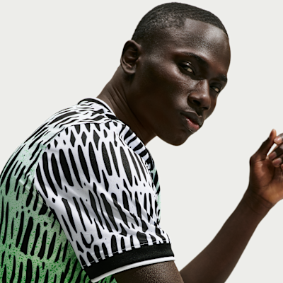 Nike x Nigeria x Slawn Dri-FIT Academy Pro Kısa Kollu Erkek Futbol Üstü görsel 2
