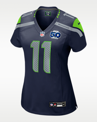 Женские джерси Jaxon Smith-Njigba Seattle Seahawks 50th Anniversary Women’s Nike NFL Game Jersey