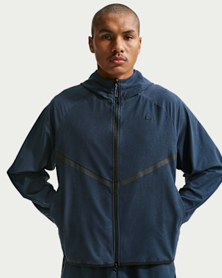 Мужская куртка Nike Tech Shori Knit Full-Zip Windrunner для бега