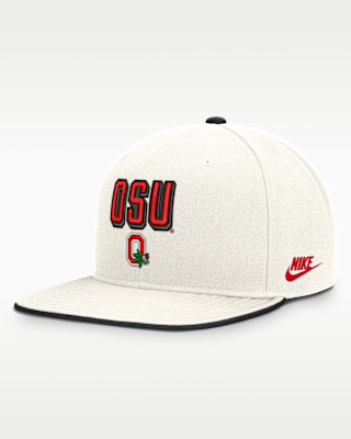 Мужские Ohio State Legacy Letter Mascot Pro Nike Dri-FIT College Adjustable Hat
