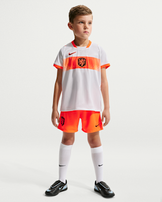 Детские  Netherlands 2026 Stadium Away Little Kids' Nike Soccer Replica 3-Piece Kit