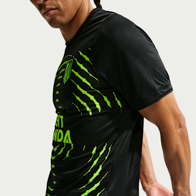 Nike Atlético Madrid Deplasman Nike Dri-FIT Maç Öncesi Erkek Futbol Üstü görsel 2