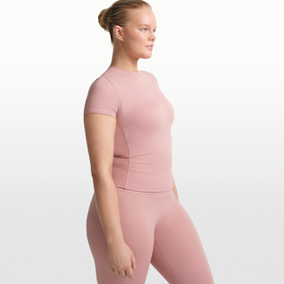 NikeSKIMS Matte vadderad baby-T-shirt för kvinnor