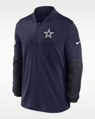 Мужские  Dallas Cowboys Feel The Pressure Nike Dri-FIT NFL 1/2-Zip Top