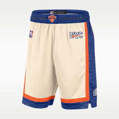 Shorts de alero polivalente de la NBA Nike Dri-FIT para hombre New York Knicks City Edition