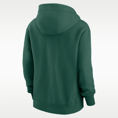 Sudadera con gorro Nike de la NFL de cierre completo para mujer Green Bay Packers Phoenix Rewind