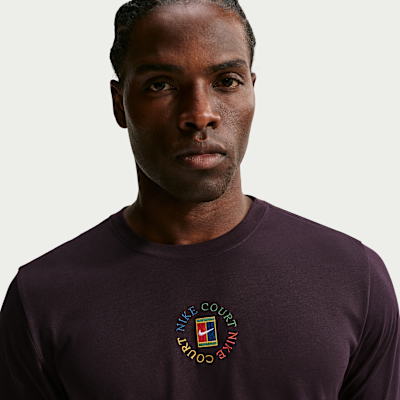 NikeCourt Dri-FIT Erkek Tenis Tişörtü