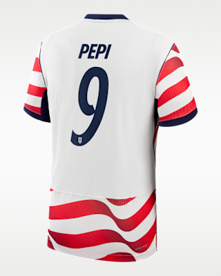Мужские джерси Ricardo Pepi USMNT 2026 Match Home Nike Aero-FIT Soccer Jersey