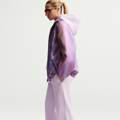 Nike Studio Fleece Orta Kalınlıkta Normal Belli Açık Paçalı Kadın Eşofman Altı görsel 4
