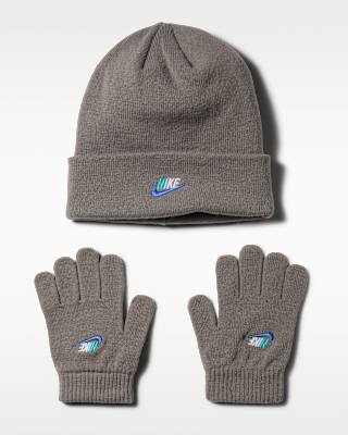Подростковые  Nike Big Kids' Club Beanie and Gloves Set